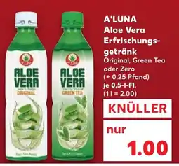 Kaufland A'LUNA Aloe Vera Erfrischungs- getränk Angebot