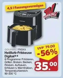 Famila Nord Ost GOURMETmaxx Heißluft-Fritteuse Digital Angebot