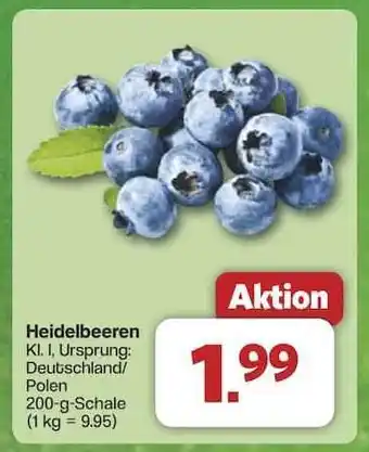 Famila Nord Ost Heidelbeeren Angebot