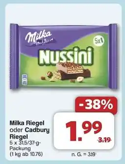 Famila Nord Ost Milka Riegel oder Cadbury Riegel Angebot