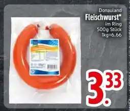 Edeka Donauland Fleischwurst im Ring Angebot