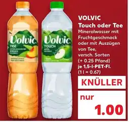 Kaufland VOLVIC Touch oder Tee Angebot