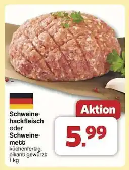 Famila Nord Ost Schweinehackfleisch oder Schweinemett Angebot