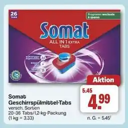 Famila Nord Ost Somat Geschirrspülmittel-Tabs Angebot