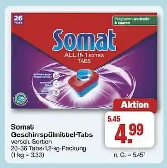 Famila Nord Ost Somat Geschirrspülmittel-Tabs Angebot