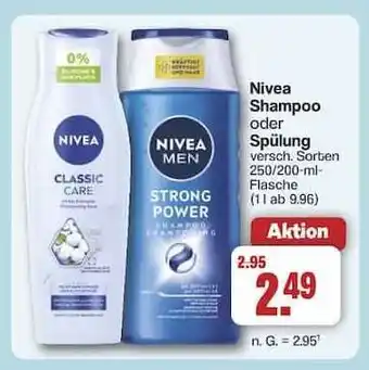 Famila Nord Ost NIVEA Shampoo oder Spülung Angebot
