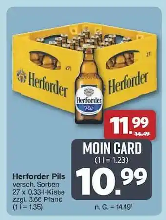 Famila Nord Ost Herforder Pils Angebot