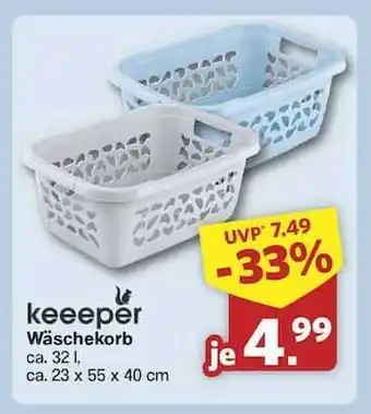Famila Nord Ost keeepper Wäschekorb Angebot