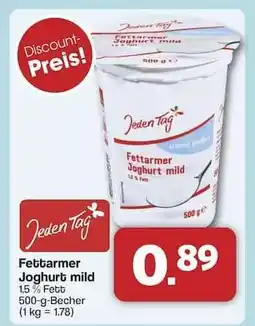 Famila Nord Ost Jeden Tag Fettarmer Joghurt mild Angebot