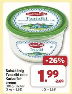 Famila Nord Ost Salatkönig Tzatziki oder Kartoffelcreme Angebot