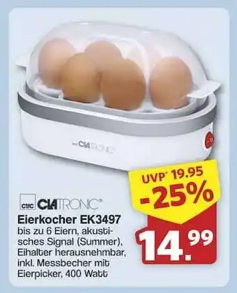 Famila Nord Ost Clatronic Eierkocher EK3497 Angebot