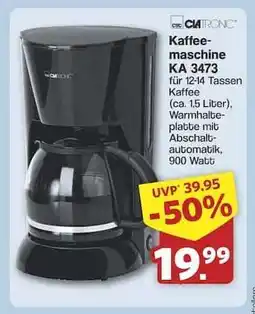Famila Nord Ost Kaffeemaschine KA 3473 Angebot