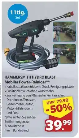 Famila Nord Ost HAMMERSMITH HYDRO BLAST Mobiler Power-Reiniger Angebot