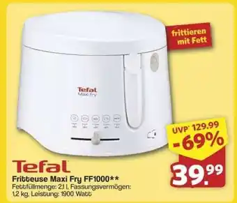 Famila Nord Ost Tefal Fritteuse Maxi Fry FF1000 Angebot