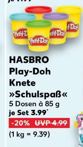 Kaufland HASBRO Play-Doh Knete Schulspaß Angebot
