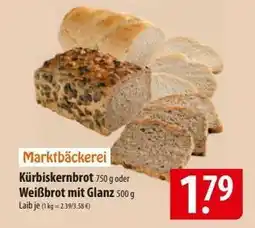 Famila Nord Ost Kürbiskernbrot oder Weißbrot mit Glanz Angebot