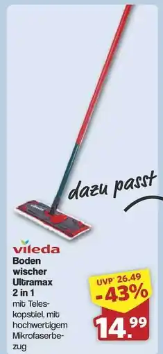 Famila Nord Ost Vileda Bodenwischer Ultramax 2 in 1 Angebot