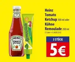 Famila Nord Ost Heinz Tomato Ketchup 300 ml oder Kühne Remoulade 200 ml Angebot