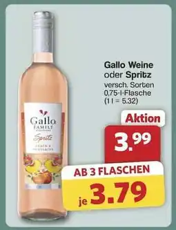 Famila Nord Ost Gallo Weine oder Spritz Angebot