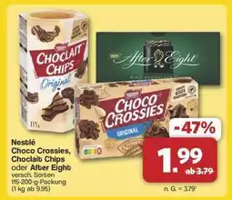 Famila Nord Ost Nestlé Choco Crossies, Choclait Chips oder After Eight Angebot