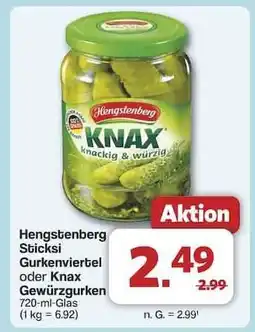 Famila Nord Ost Hengstenberg KNAX Gurken Angebot