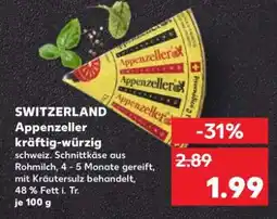 Kaufland Appenzeller kräftig-würzig Angebot
