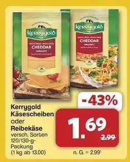Famila Nord Ost Kerrygold Käsescheiben oder Reibekäse Angebot