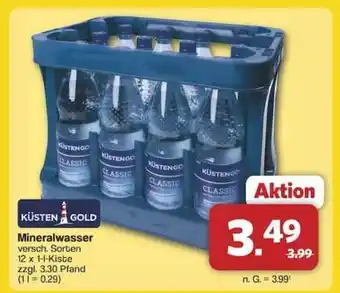 Famila Nord Ost KÜSTENGOLD Mineralwasser Angebot