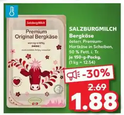 Kaufland SALZBURGMILCH Bergkäse Angebot