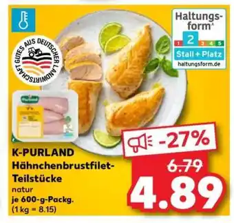 Kaufland K-PURLAND Hähnchenbrustfilet- Teilstücke Angebot