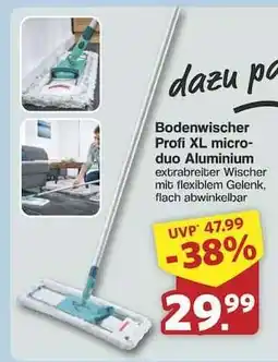 Famila Nord Ost Bodenwischer Profi XL micro-duo Aluminium Angebot