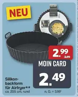 Famila Nord Ost Silikonbackform für Airfryer Angebot