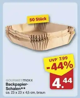 Famila Nord Ost GOURMETmaxx Backpapier-Schalen Angebot