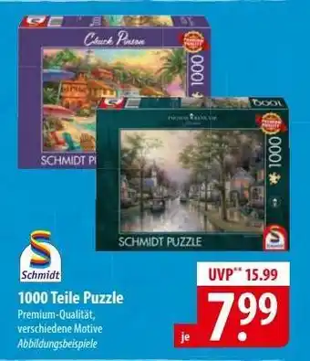 Famila Nord Ost Schmidt 1000 Teile Puzzle Angebot