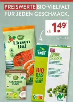 Aldi Süd Bio-Vielfalt Angebot