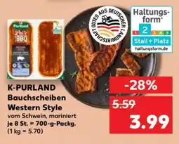 Kaufland K-PURLAND Bauchscheiben Western Style Angebot