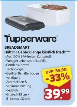 Famila Nord Ost Tupperware BREADSMART Angebot