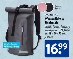 Aldi Süd Wasserdichter Rucksack Angebot