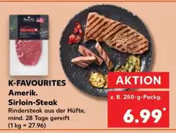 Kaufland K-FAVOURITES Amerik. Sirloin-Steak Angebot