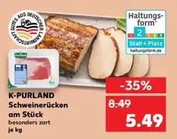 Kaufland K-PURLAND Schweinerücken am Stück Angebot