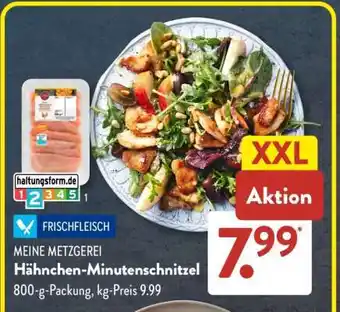 Aldi Süd Hähnchen-Minuten-schnitzel Angebot