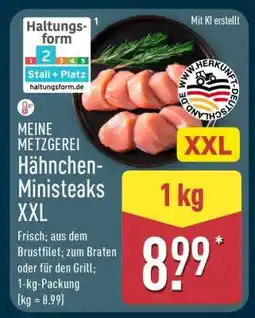 Aldi Nord MEINE METZGEREI Hähnchen-Ministeaks XXL Angebot