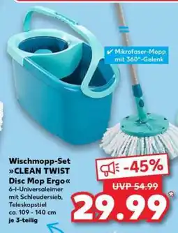 Kaufland Wischmopp-Set CLEAN TWIST Disc Mop Ergo Angebot