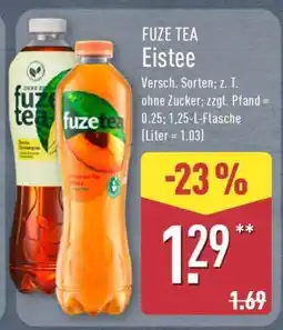 Aldi Nord Fuze Tea Eistee Angebot