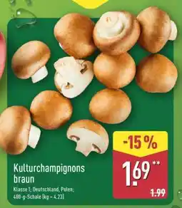 Aldi Nord Kulturchampignons braun Angebot