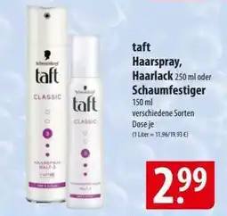 Famila Nord Ost taft Haarspray, Haarlack oder Schaumfestiger Angebot