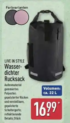 Aldi Nord Wasserdichter Rucksack Angebot
