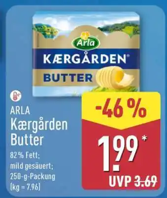 Aldi Nord ARLA Kærgården Butter Angebot