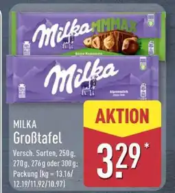 Aldi Nord MILKA Großtafel Angebot