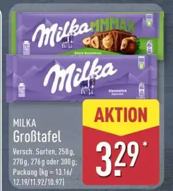 Aldi Nord MILKA Großtafel Angebot